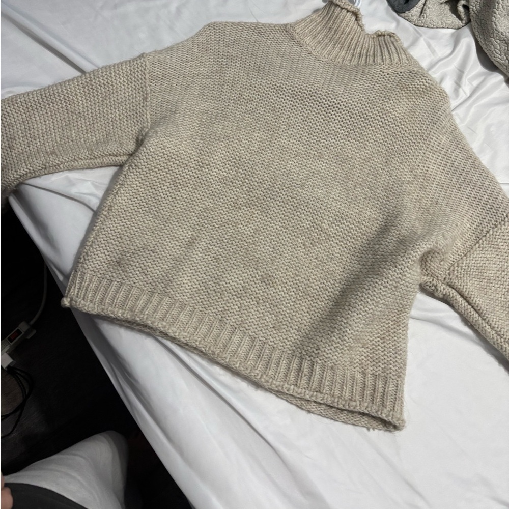 Anthropologie Cream  Sweater